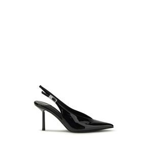 LE SILLA Black Calf Leather Bos Taurus High Heel Women's Pumps